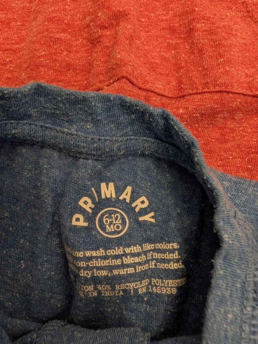 Primary Boys Clothing Lot 6-12 months